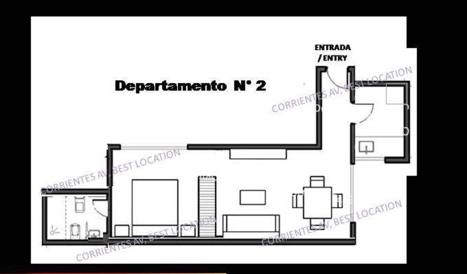 Corrientes Av, best location Buenos Aires Eksteriør billede